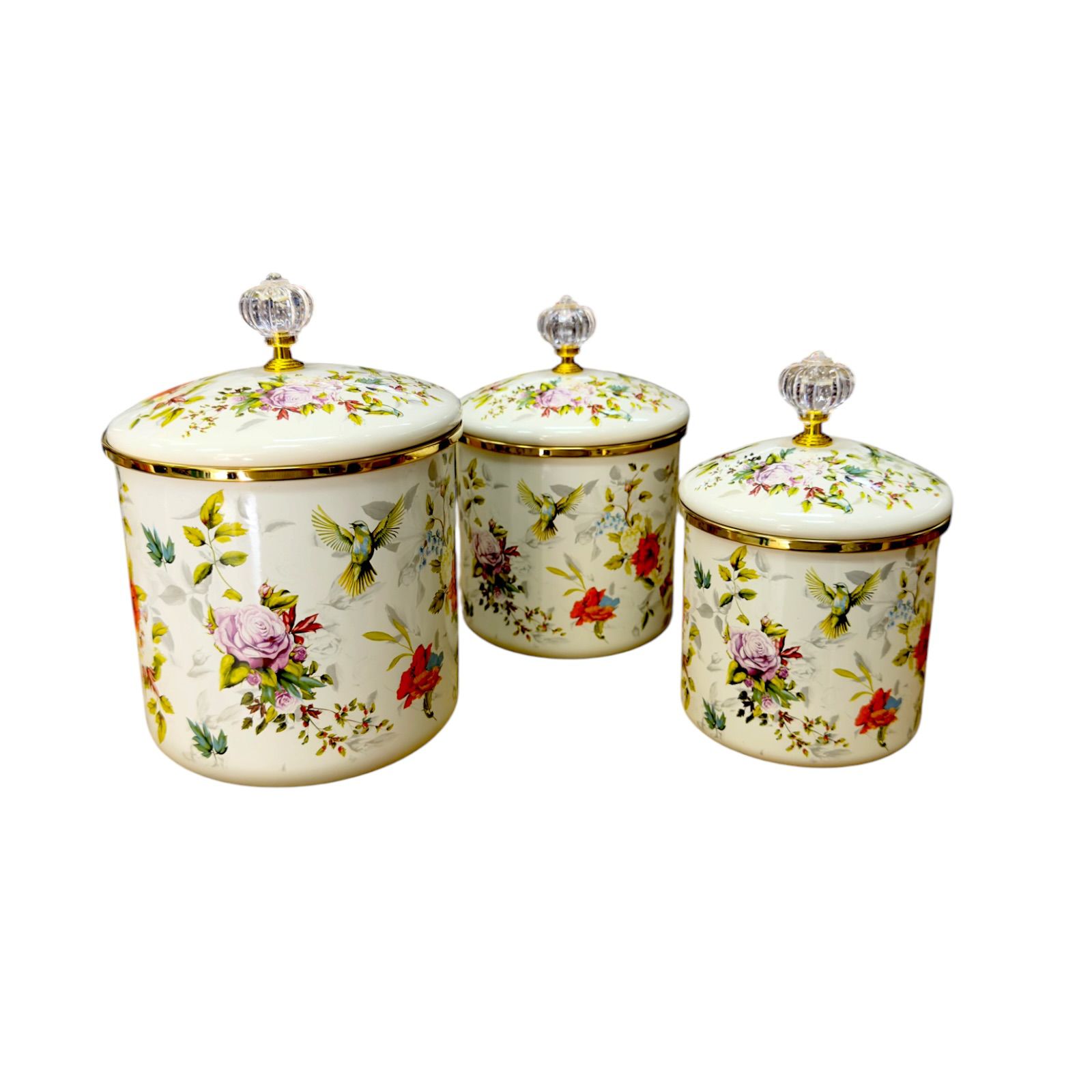 Jgo de especieros enlozados Colibrí 3 pcs