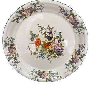 PLATO ENLOZADO DECORADO 30 CM