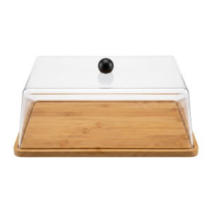 Tabla madera con cúpula acrílica