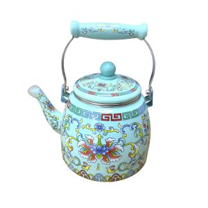Tetera enlozada Azul imperial c/ infusor