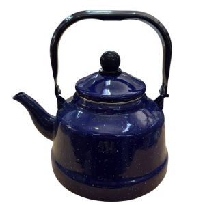 Tetera enlozada azul oscuro rombo 1.7 L