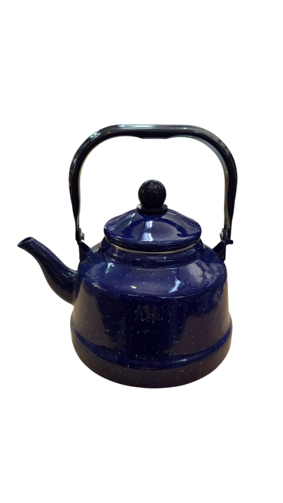 Tetera enlozada azul oscuro rombo 1.7 L