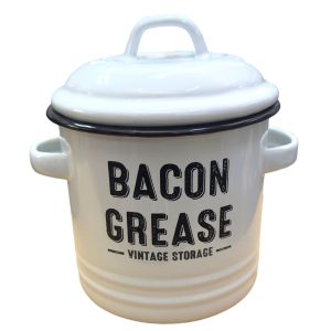 Especiero enlozado bacon grease 12 cm