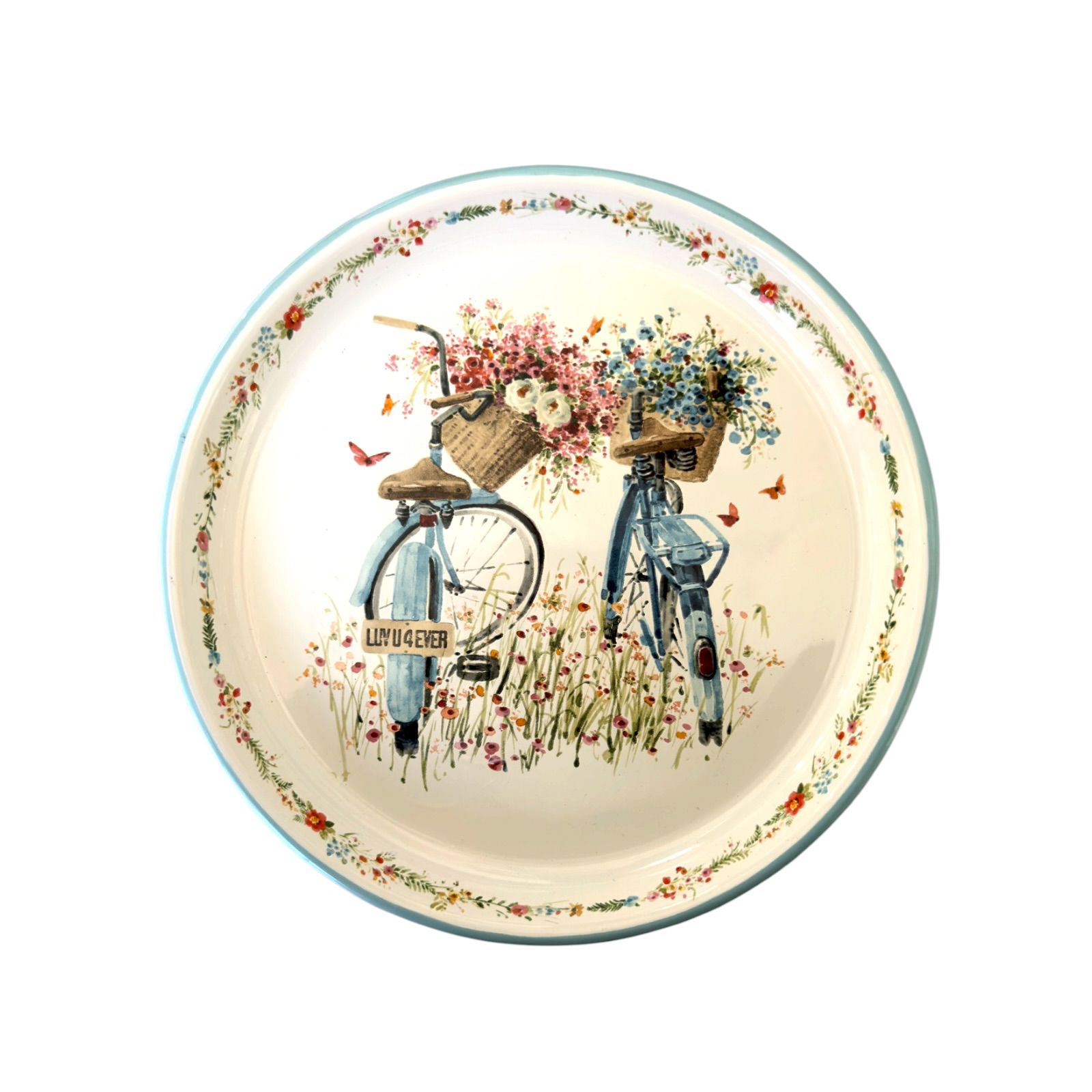 Plato enlozado Bicicleta 27 cm
