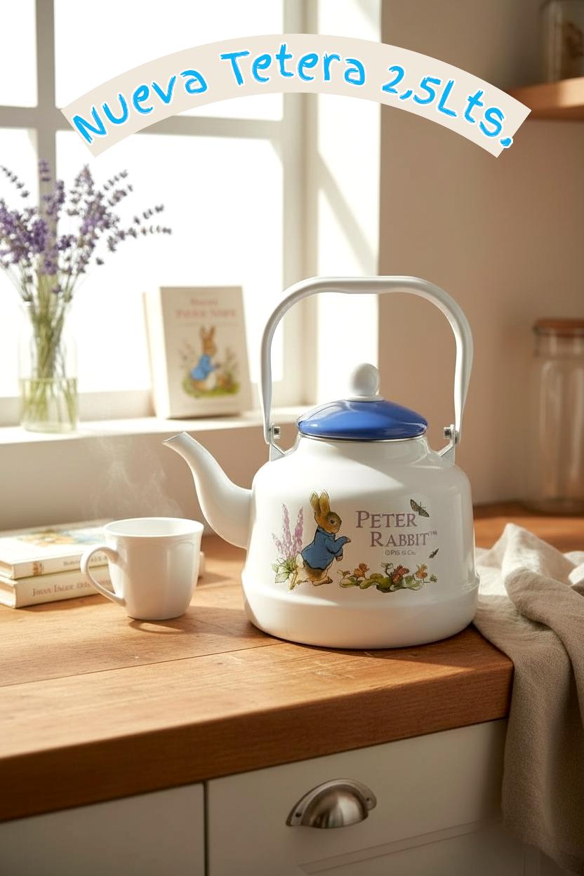Tetera enlozada Peter Rabbit 2.5 L - Imagen 2