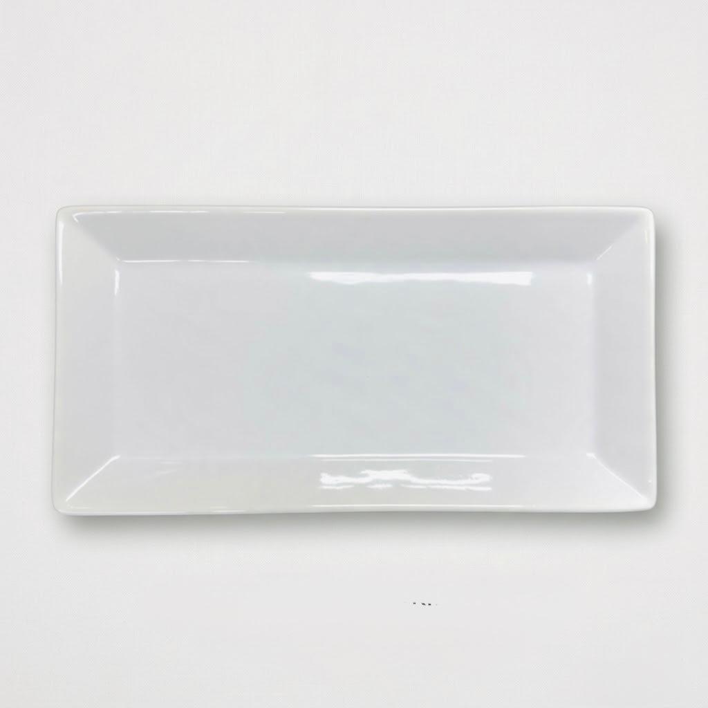 Plato rectangular de loza 30x15 cm
